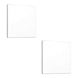 UFURMATE Blindabdeckung, Wandplatte, 8,6 x 8,6 cm, Kunststoff, schraubenlos, doppelte Blindplatte,...