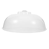 TOGEVAL Mikrowellenabdeckhaube Transparent Mittelgroß Spritzschutz Deckel aus PP Material...