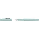 FABER-CASTELL 241011 - Füller Poly Pen, Federbreite F, Füllfederhalter caribic blue