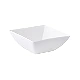 AMBITION Schale quadratisch Porzellan Porto 14 cm Servierschale für Suppe Snacks Desserts Salat...