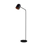 Lindby Stehlampe 'Morik' (Modern) in Schwarz aus Metall u.a. für Wohnzimmer & Esszimmer (1 flammig,...