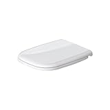 Duravit WC-Sitz D-Code, Toilettendeckel aus Urea-Duroplast, Klodeckel mit Edelstahl Scharnieren,...