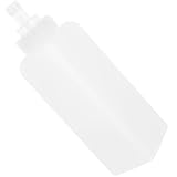 MUCKLILY Quetschflasche 1000 Ml aus Pp Kunststoff Quadratische Soßenflasche für Ketchup Sirup...