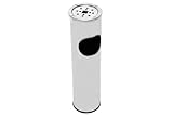Standaschenbecher Edelstahl 54 cm Aschenbecher Mülleimer Ascher Standascher Aschebehälter mit...