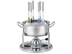 RÖSLE Silber Fondue-Set mit Gasbrenner 39x27,5x15cm