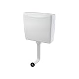 DS-Lux® Spülkasten Kunststoff Komfort Start/Stop weiß, 2-8 Liter, Universal WC-Spülkasten,...