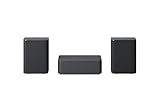 LG SPQ8-S kabellose Rück-Lautsprecher (140 Watt) für die LG Soundbars DS90QY & DS80QY, Dark Steel...