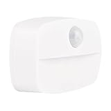 Healeved Batteriebetriebene LED Schrankleuchte mit Infrarot Bewegungssensor Weiß Selbstklebend...