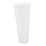 DEARMAMY Praktischer Regenschirmständer aus Robustem Eisen Großer Weißer Schirmeimer für...