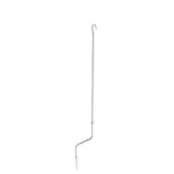 TENDAGGIMANIA Markisenkurbel Farbe Weiss - Größe 150 cm - Markisenkurbel mit Haken Universal aus...