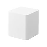 Yamazaki 1753 TOWER 4-stöckige quadratische Schmuckdose, weiß, ABS Harz/Felt/Silikon,...