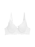 NEXT Damen Balconette-BH mit Komfort-Spitze Weiß 70