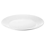IKEA 6-er Set Teller OFTAST Speiseteller mit 25cm Durchmesser - aus gehärtetem Glas - weiß