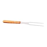 STOBAZA Bbq Fleischgabel mit Dickem Holzgriff Multifunktional für Outdoor Grillen Camping und...
