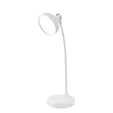 YWBL-WH USB Wiederaufladbare 3000–6000 K LED-Augenschutz-Schreibtischlampe, Stufenlos Dimmbare...