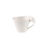 Villeroy & Boch NewWave Caffè Cappuccino-Tasse, 250 ml, Premium Porzellan, Weiß, 1 Stück (1er...