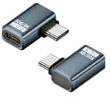 VCOM 80Gbps USB C 90 Grad Adapter 2 Pack