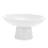 SECFOU Keramik Dessert ständer Weiß Vintage Hochbeiniges Kuchen Snacktablett Leichtes...