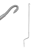 TENDAGGIMANIA Markisenkurbel Farbe GRAU - Größe 250 cm - Markisenkurbel mit Haken Universal aus...