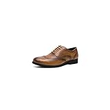 HJUGHPN Herrenschuhe, spitze Zehenschuhe, Oxford-Schuhe, Business-Kleiderschuhe, Herren-Lederschuhe,...