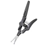 Hohopeti 4 Stück Nasenhaarschneider mit Nasen Augenbrauen und Bartschere Edelstahl Kompakt...