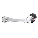 ERINGOGO Babylöffel Trainingslöffel Gebogen für Junge Mädchen Linker Hand Esslernlöffel Sicher...