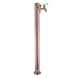 YQMHEZ Gartenwassersäule, Frostsicherer Wasserhahn Aus Edelstahl, Säulenhahn, Wasserhydrant,...