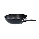 MasterChef Wok - Wokpfanne Induktion, Bratpfanne 28 cm Hoher Rand, Beschichtete Pfanne,...