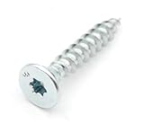 Design61 200x Holzschrauben Spanplattenschrauben Senkkopf 5 x 20mm TX-Antrieb Vollgewinde für Innen...