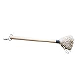 TOYANDONA Bbq Basting Mop mit Natürlichem Baumwollkopf und Hitzebeständigem Holzgriff Saugfähige...