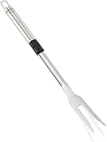 Leifheit Fleischgabel ProLine-Serie, spitze Bratengabel 37 cm, Grillgabel aus rostfreiem Edelstahl,...