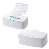 2 Stücke Feuchttüchter Box Mit Deckel Feuchttücherspender Baby Feuchtes Toilettenpapier Box Baby...