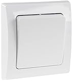 DELPHI Schalter Unterputz Wechselschalter 250V UP Lichtschalter mit 1-fach Rahmen kombinierbar mit...
