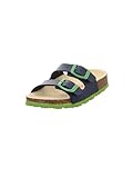 Superfit Jungen FUSSBETTPANTOFFEL Hausschuhe, BLAU/GRÜN 8210