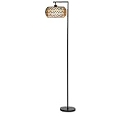 HOMCOM Stehleuchte Wohnzimmer, Stehlampe Bohemian 170H cm 3.000-6.500K dimmbar, 3 Farbtemperaturen,...