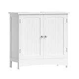 VASAGLE Waschbeckenunterschrank, Unterschrank, Waschtischunterschrank, Badezimmerschrank mit 2...