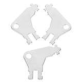 Ipetboom 3 Stück 3 teiliges kommerzielles Metallschlüssel Set für Toilettenpapier und...
