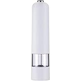 WSSDMFF Elektrische Pfeffermühle oder Salzmühle, batteriebetrieben, automatische Pfeffermühle mit...