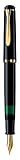 Pelikan Füllhalter Classic 200, Schwarz, Feder EF (extra-fein), hochwertiger Kolbenfüller im...