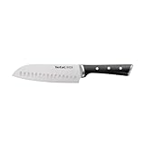 Tefal Ice Force K23206 Santoku Messer | 18cm | Korrosionsschutz | Handschutz | Edelstahl |...