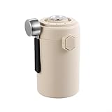 Edelstahl-Kaffeedose mit Ein-Knopf-Vakuumbetrieb und Hygrometer zur Feuchtigkeitsüberwachung,...