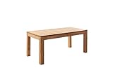 Robas Lund, ETNA Massivholztisch mit Synchronauszug, durchgehende Lamelle, B/H/T ca. 140(220)/77/90...