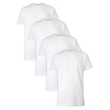 Hanes Ultimate Comfort Fit Undershirt, Men s Crewneck Stretch-Cotton T-Shirt, White - 3 Pack,...