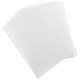 SEWACC Bücher Binder Trennblätter mit Abnehmbaren Registerlaschen PP Ordnertrenner für...