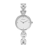 s.Oliver Armbanduhr Damen Quarzuhr Analog, mit Edelstahl Armband, Silber, 5 bar Wasserdicht, Kommt...