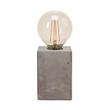 EGLO Tischlampe Prestwick, Tischleuchte Vintage, Industrial, Retro, Nachttischlampe aus Beton in...