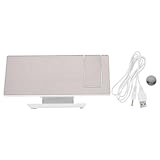 GARVALON Kleiner Digitaler Projektionswecker mit Großem Spiegel Display Einstellbarer Nachttischuhr...