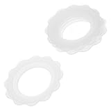 Gatuida 5 Stück Brusthütchen aus Silikongel mit Anti Rutsch und Schweißschutz Wiederverwendbare...