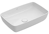 Villeroy & Boch Artis 417258 Aufsatzwaschtisch, 580 x 380 mm, ohne Überlauf, Farbe: Weiß –...