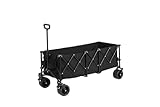 Faltbarer Gartenkarren, 100 kg Tragkraft, 300 L Volumen, All-Terrain-Räder & Getränkehalter für...